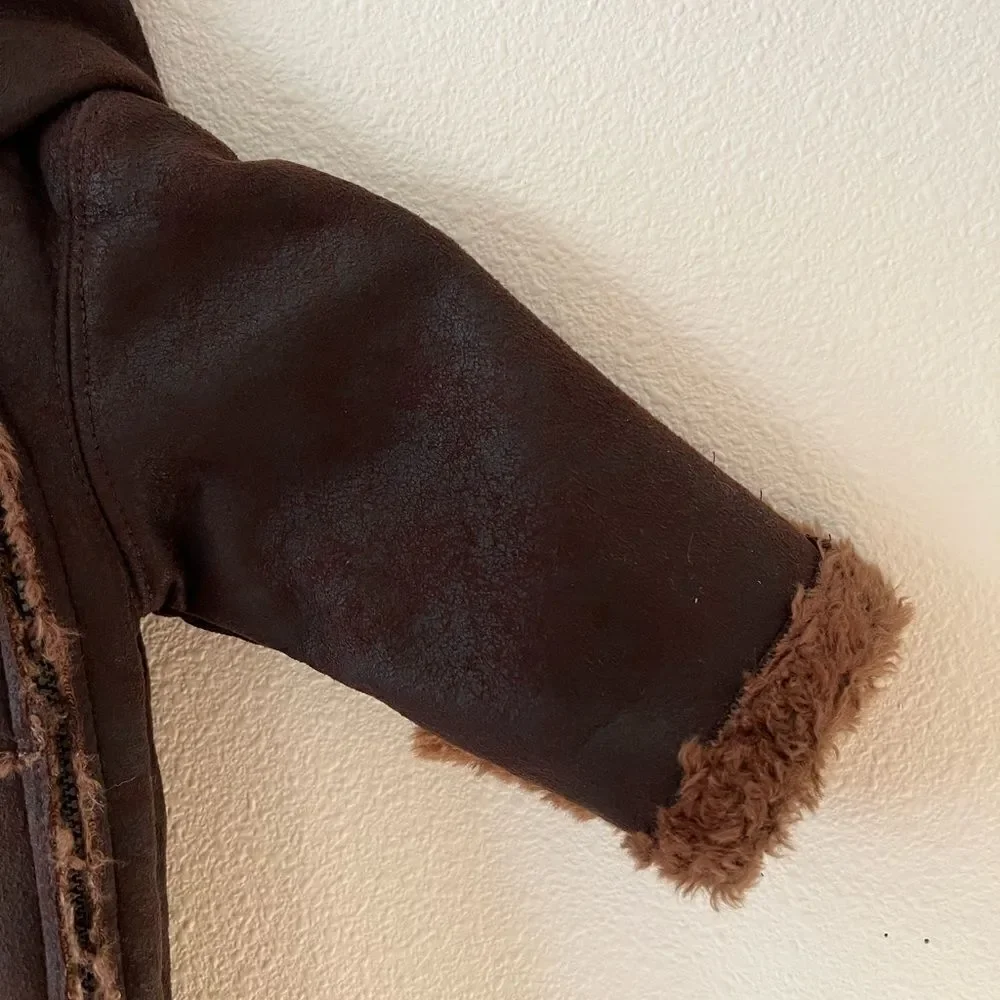 Catimini Brown Baby Hooded snowsuit 6 months